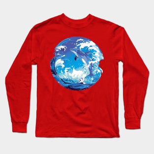 dolphin Long Sleeve T-Shirt